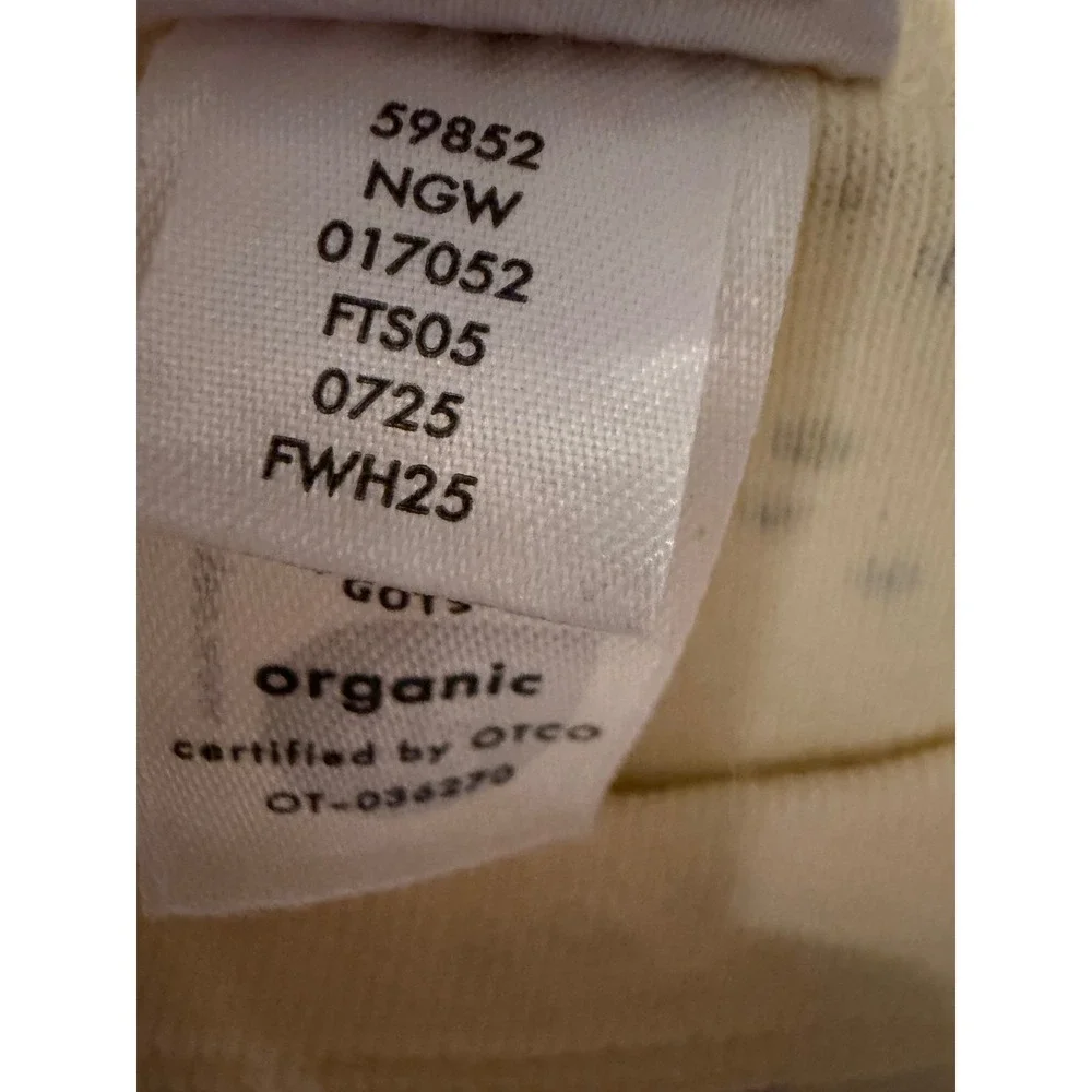 Hanna Andersson Pajama Set Kids 14-16 Organic Cotton Star Wave Cream Multi 2pc